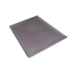 Pekač aluminijasti 330x460 mm perforiran z 4 robi 10 mm